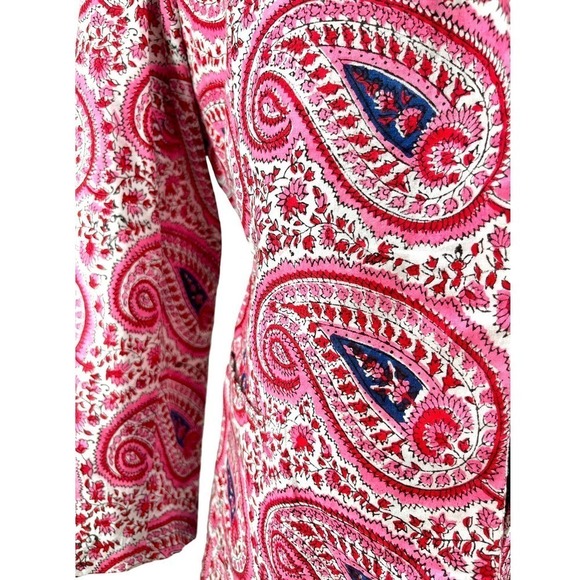 Alix of Bohemia NWT Rasha Medium Blazer - Paisley Puff Sleeve Women's Jacket Med - Picture 8 of 12